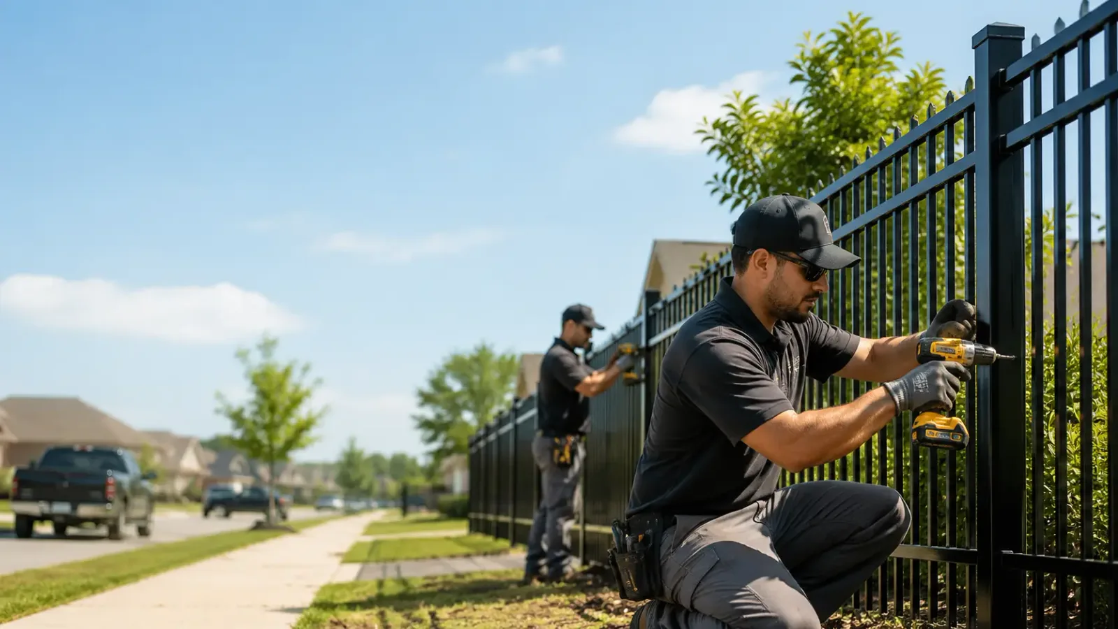 Metal Fence Installation in Hamburg, MI